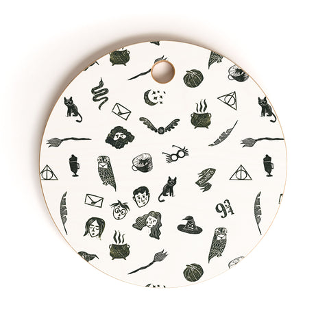 Dash and Ash Mischief Cutting Board Round