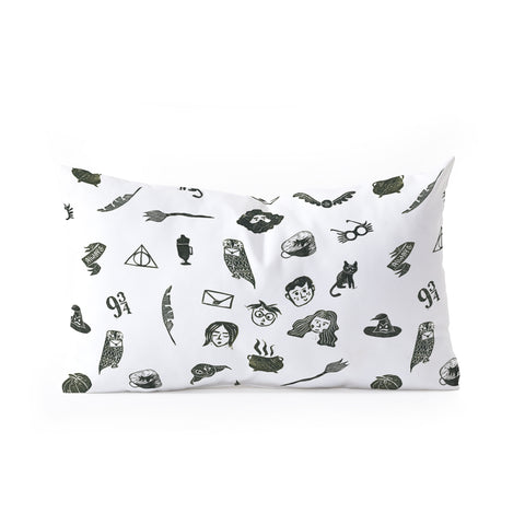 Dash and Ash Mischief Oblong Throw Pillow