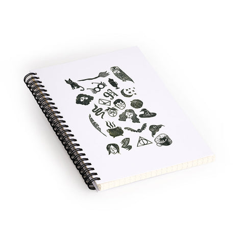 Dash and Ash Mischief Spiral Notebook