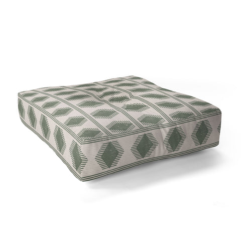 Dash and Ash Morning Dwellings Floor Pillow Square