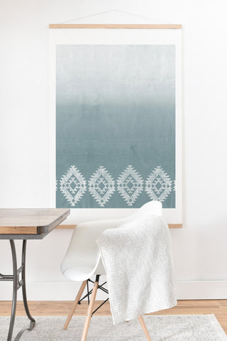 Dash and Ash Morning Fogg Art Print And Hanger