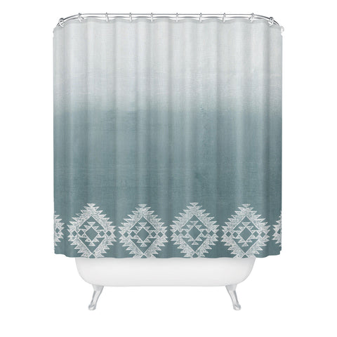 Dash and Ash Morning Fogg Shower Curtain