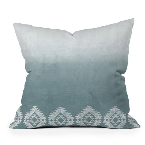 Dash and Ash Morning Fogg Throw Pillow