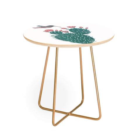 Dash and Ash Morning side Round Side Table