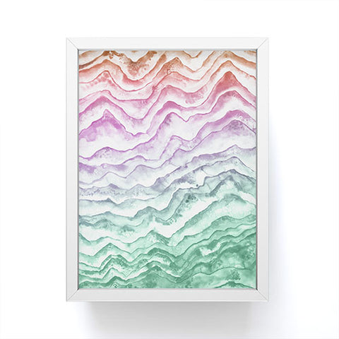 Dash and Ash Mountaineer Framed Mini Art Print