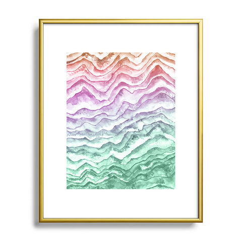 Dash and Ash Mountaineer Metal Framed Art Print