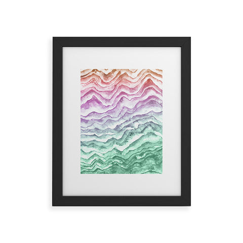 Dash and Ash Mountaineer Framed Art Print