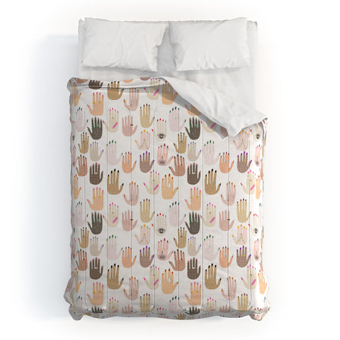 Dash and Ash My Kinda Hands Comforter