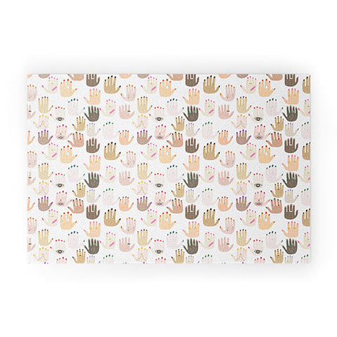 Dash and Ash My Kinda Hands Welcome Mat