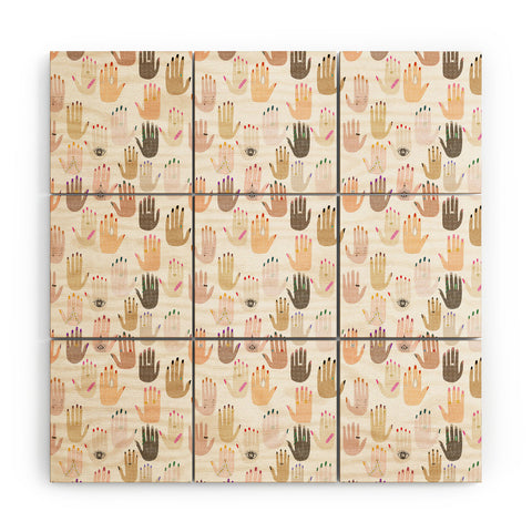 Dash and Ash My Kinda Hands Wood Wall Mural