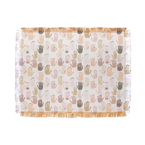 Dash and Ash My Kinda Hands Throw Blanket