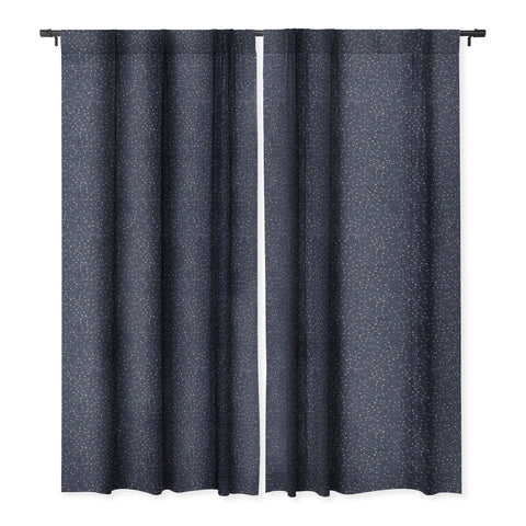 Dash and Ash Nights Sky in Navy Blackout Window Curtain