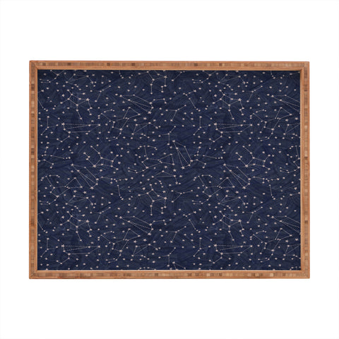 Dash and Ash Nights Sky in Navy Rectangular Tray