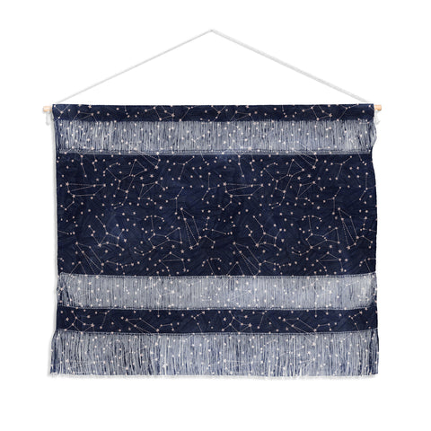 Dash and Ash Nights Sky in Navy Wall Hanging Landscape