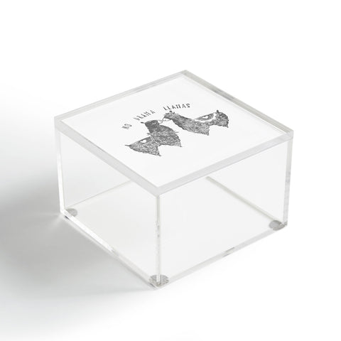 Dash and Ash No Drama Llamas Acrylic Box