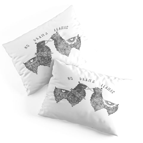 Dash and Ash No Drama Llamas Pillow Shams