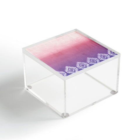 Dash and Ash ombre heart love Acrylic Box