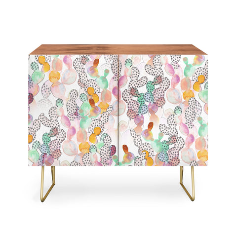 Dash and Ash Over the Rainbow Cactus Credenza