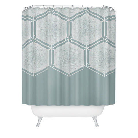 Dash and Ash Pacific Place Shower Curtain
