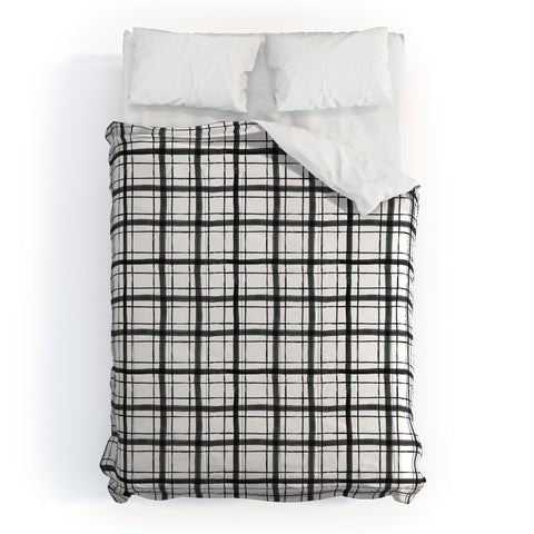 Dash and Ash Painted Plaid Comforter