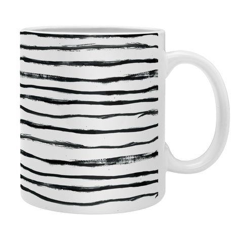 Dash and Ash Painted Stripes Coffee Mug