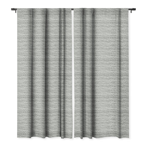 Dash and Ash Painted Stripes Blackout Window Curtain