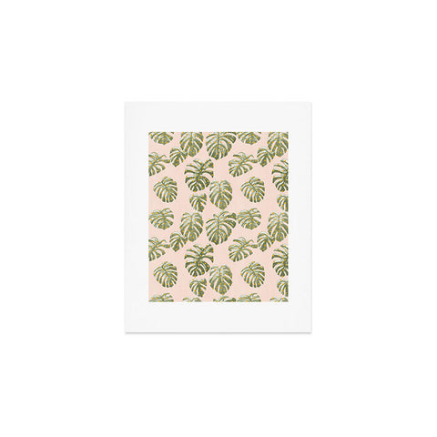 Dash and Ash Palm Oasis Art Print