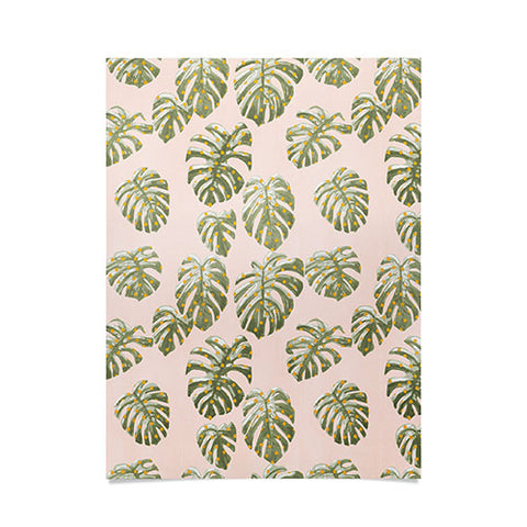 Dash and Ash Palm Oasis Poster