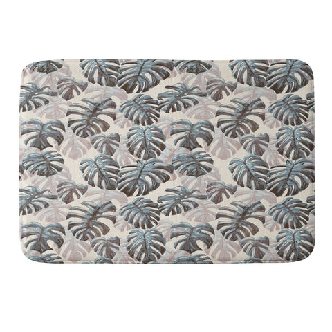 Dash and Ash Palm Springs Blues Memory Foam Bath Mat