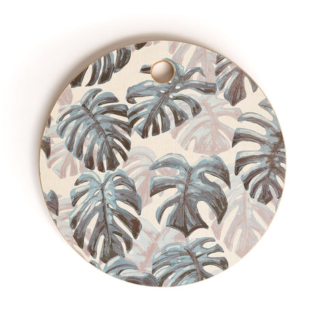 Dash and Ash Palm Springs Blues Cutting Board Round