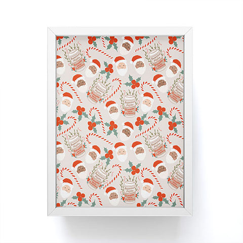 Dash and Ash Peppermint Mocha Framed Mini Art Print