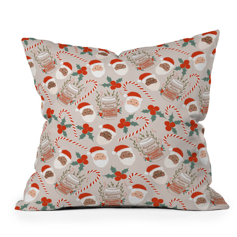 Dash and Ash Peppermint Mocha Throw Pillow