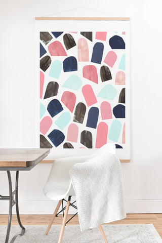 Dash and Ash Petal To The Moon Art Print And Hanger