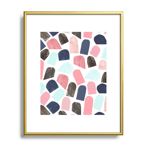 Dash and Ash Petal To The Moon Metal Framed Art Print