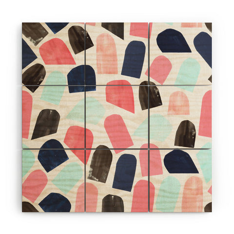 Dash and Ash Petal To The Moon Wood Wall Mural