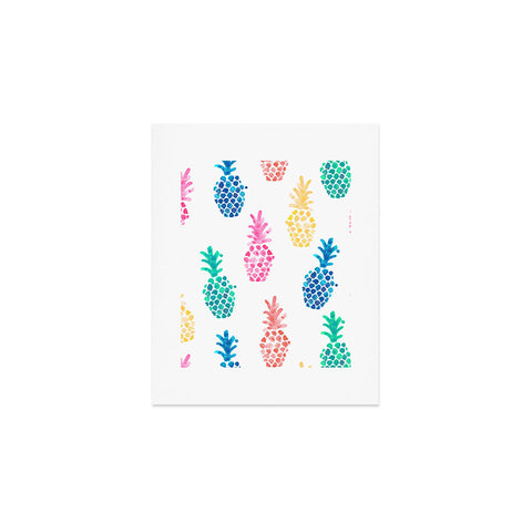 Dash and Ash Pineapple Paradise Art Print