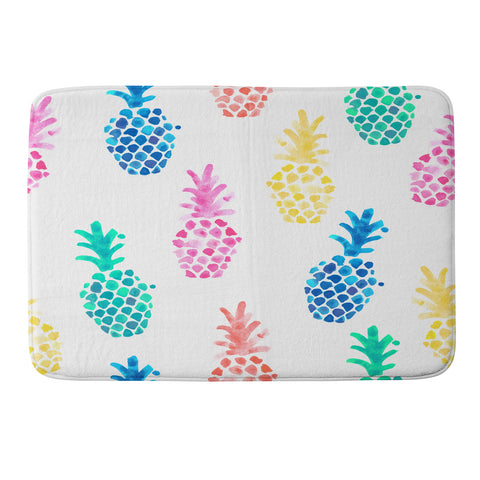Dash and Ash Pineapple Paradise Memory Foam Bath Mat