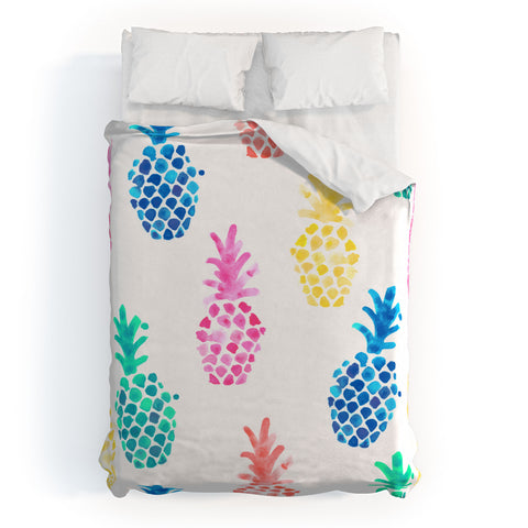 Dash and Ash Pineapple Paradise Duvet Cover