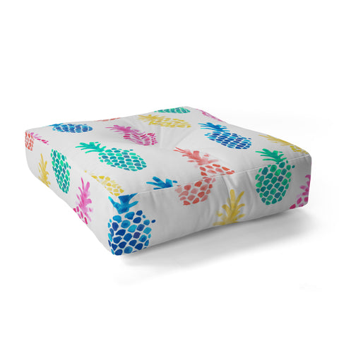 Dash and Ash Pineapple Paradise Floor Pillow Square