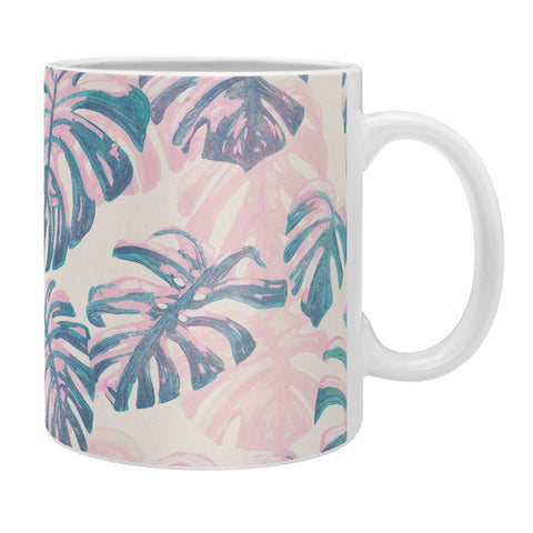 Dash and Ash Pinky Palms Coffee Mug