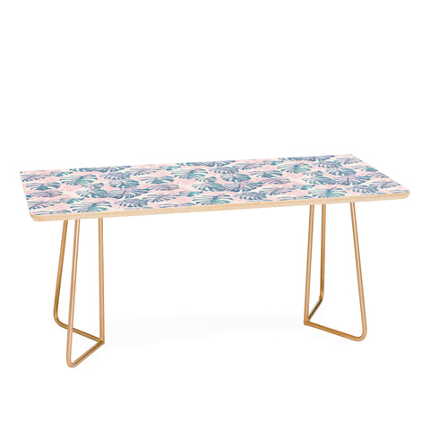 Dash and Ash Pinky Palms Coffee Table