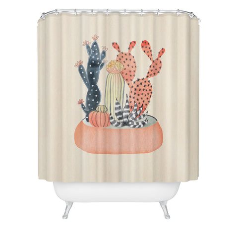 Dash and Ash Plants for Days Shower Curtain