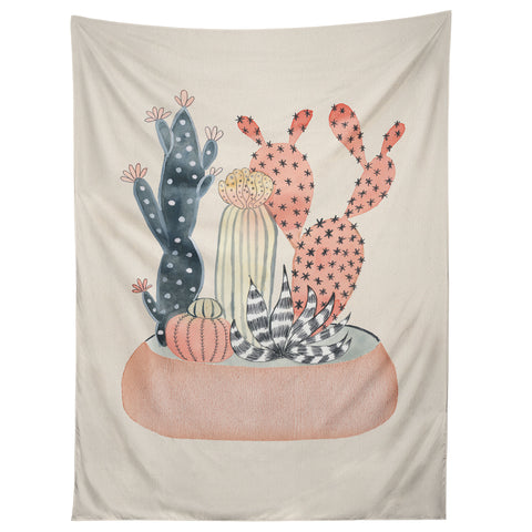 Dash and Ash Plants for Days Tapestry