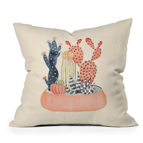 Dash and Ash Plants for Days Throw Pillow