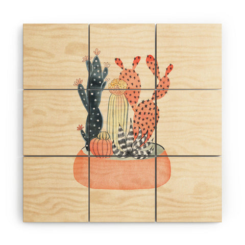 Dash and Ash Plants for Days Wood Wall Mural