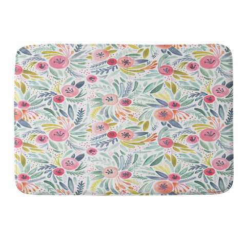Dash and Ash Poppy Lane Memory Foam Bath Mat