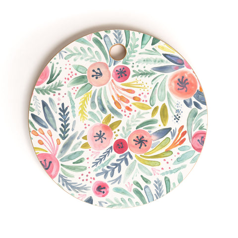 Dash and Ash Poppy Lane Cutting Board Round