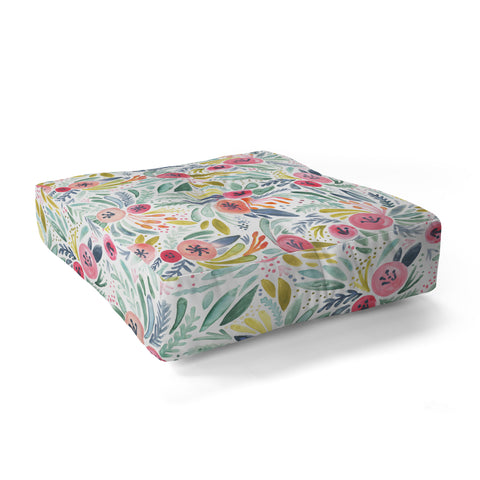 Dash and Ash Poppy Lane Floor Pillow Square