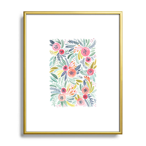 Dash and Ash Poppy Lane Metal Framed Art Print