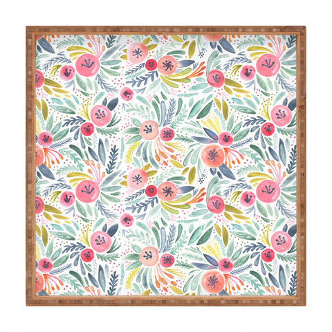 Dash and Ash Poppy Lane Square Tray